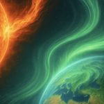 Магнитная буря над Землей